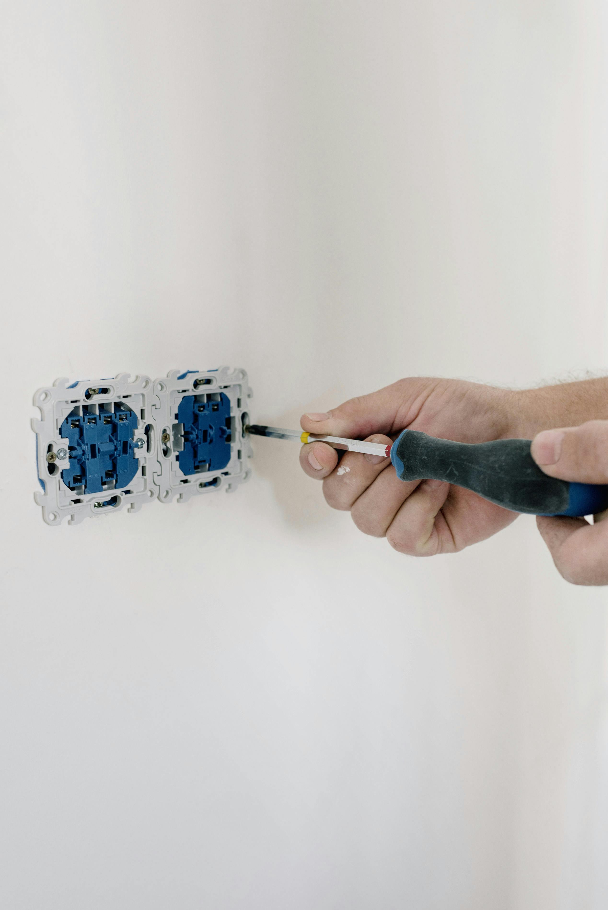 Travaux électriques en cours